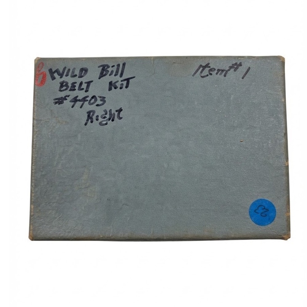 Vintage Wild Bill Belt Kit Right Handed Leather DIY Holster Crafting Scraps USED